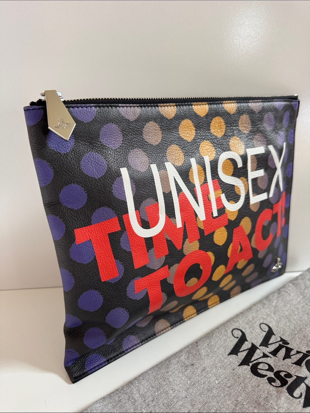 Vivienne Westwood Unisex Time To Act Clutch 2017
